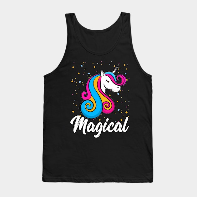 Magical Unicorn Tank Top by martinyualiso